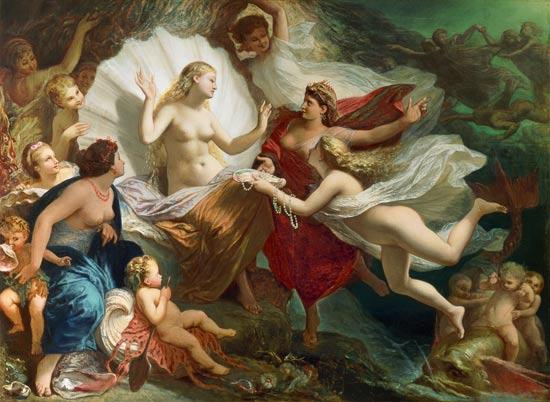 Henri-Pierre Picou The Birth of Venus oil painting image